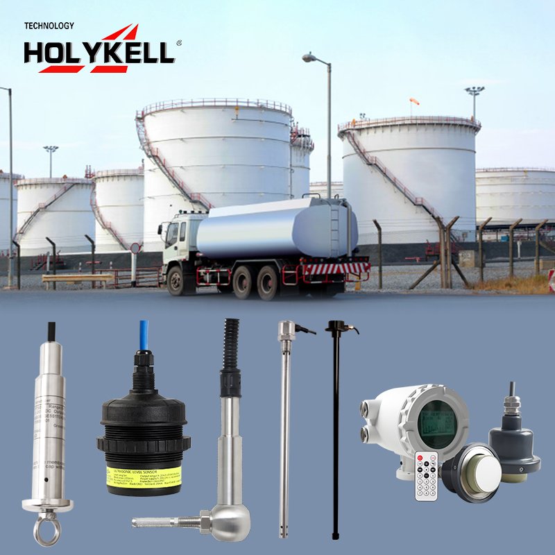 Holykell OEM HPT604 Fuel Measuring Instruments Fuel Level Gauge Sensor 4-20ma Diesel Fuel Tank Level Sensor