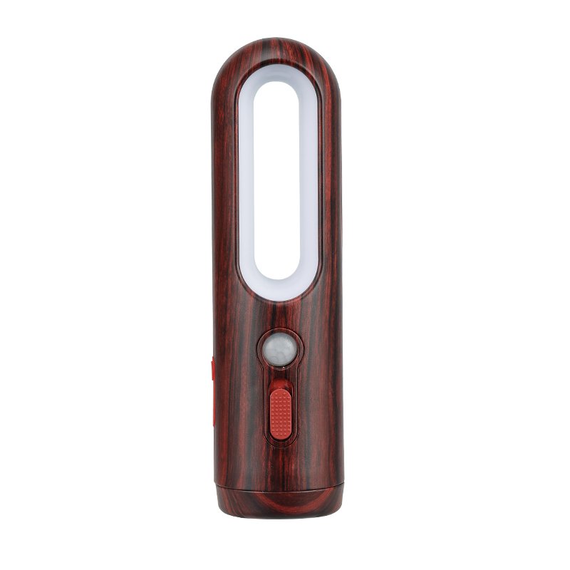 Rechargeable LED Night Light with PIR Sensor Automatic Induction Motion Lamp Waterproof ABS Body USB Charging Torch Light