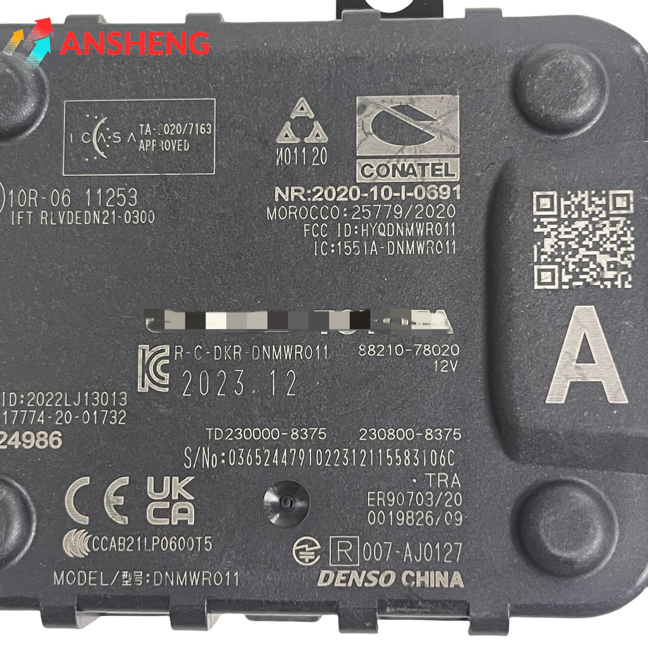 88210-78020 Lexus NX-Class Adaptive Cruise Distance Sensor Radar 2022 - 2024 88210-F6010