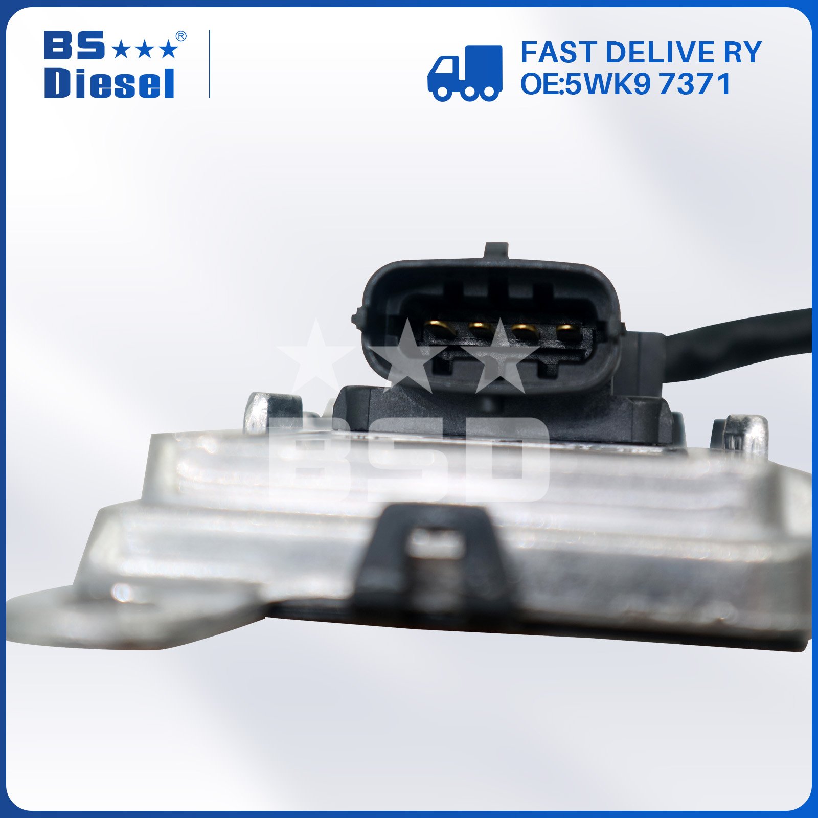Hot Sale Auto Spare Parts NOX Sensor 5WK9 7371 24V Nitrogen Oxide Sensor 22827993 5WK97371 for VOLVO FL FE FH FM