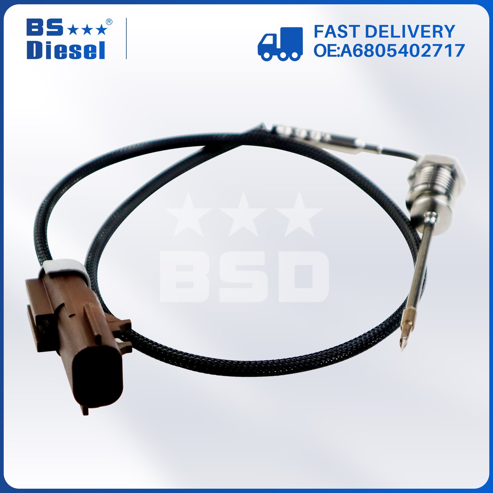SCR System EGT Exhaust Gas Temperature Sensor A6805402717 for Diesel DD13 DD15 Truck Engine Parts