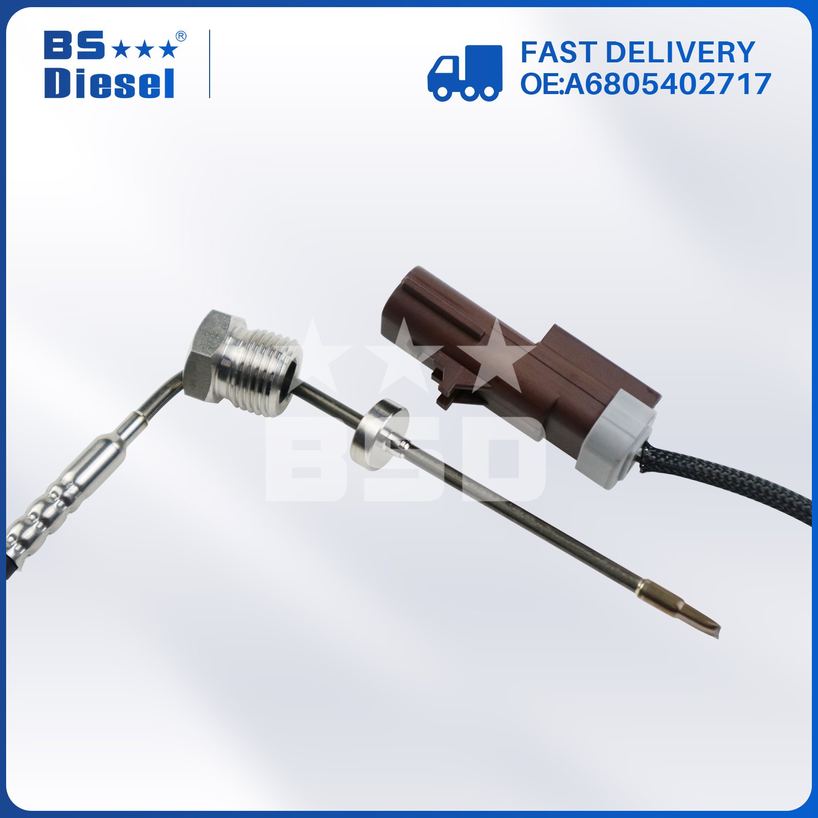 SCR System EGT Exhaust Gas Temperature Sensor A6805402717 for Diesel DD13 DD15 Truck Engine Parts