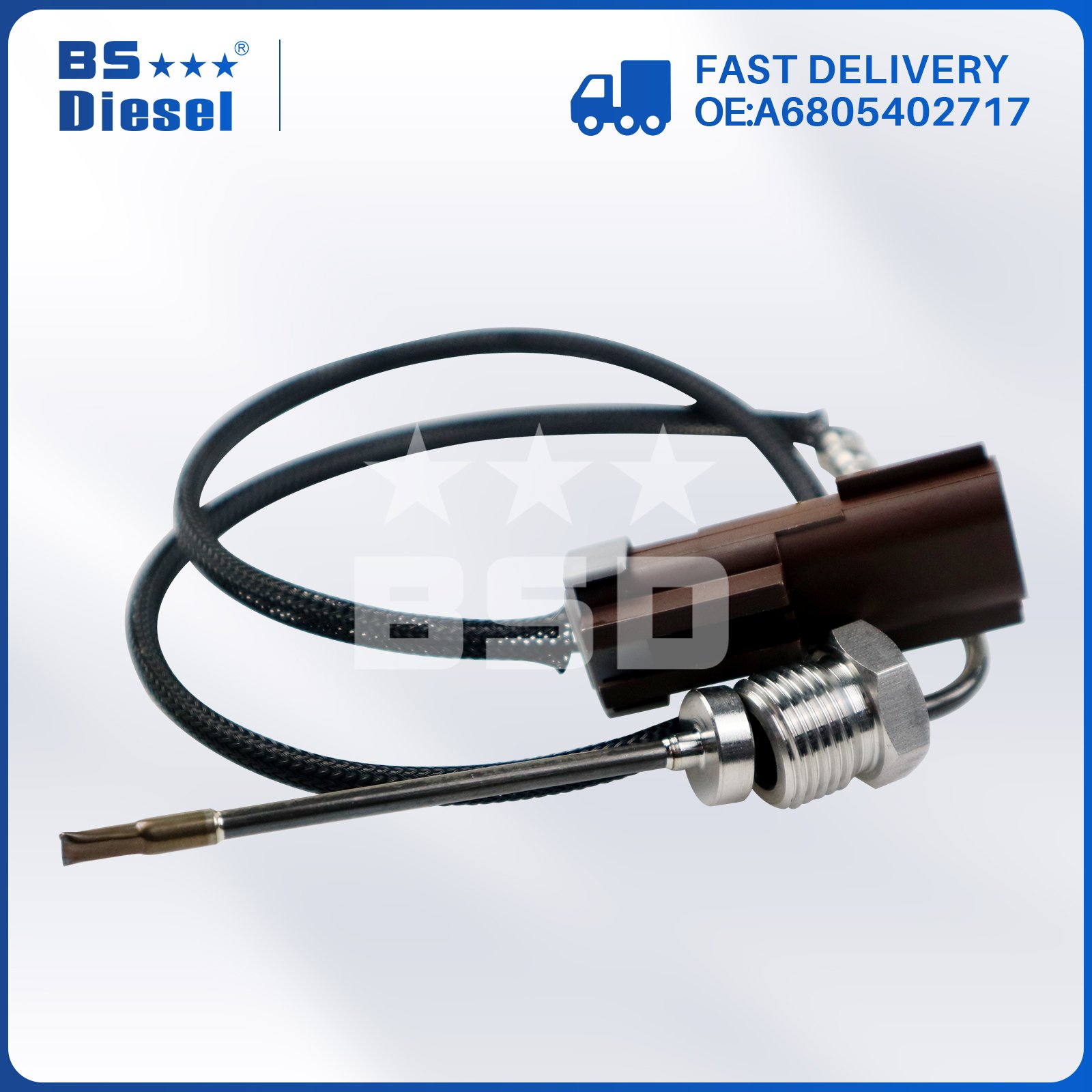 SCR System EGT Exhaust Gas Temperature Sensor A6805402717 for Diesel DD13 DD15 Truck Engine Parts