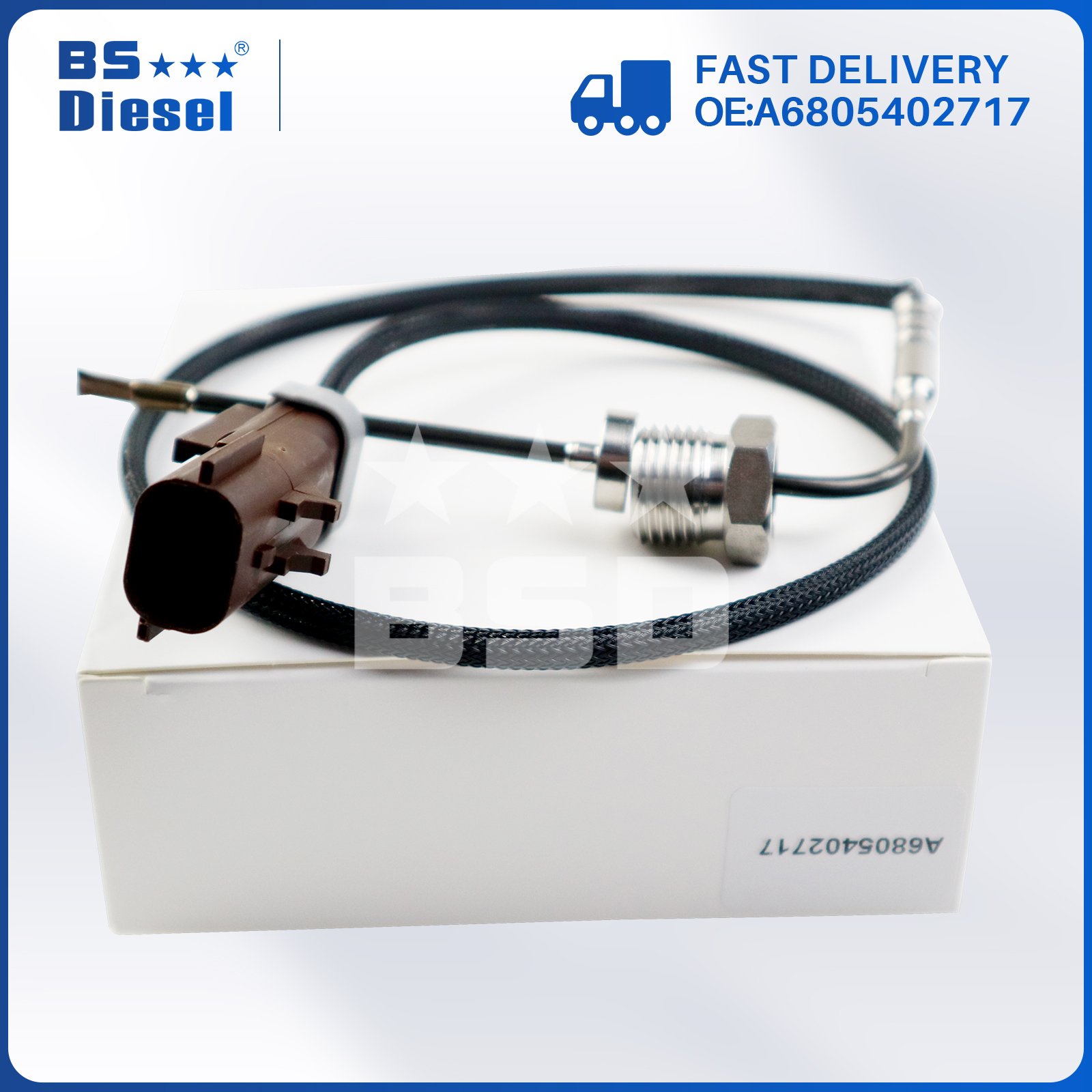 SCR System EGT Exhaust Gas Temperature Sensor A6805402717 for Diesel DD13 DD15 Truck Engine Parts
