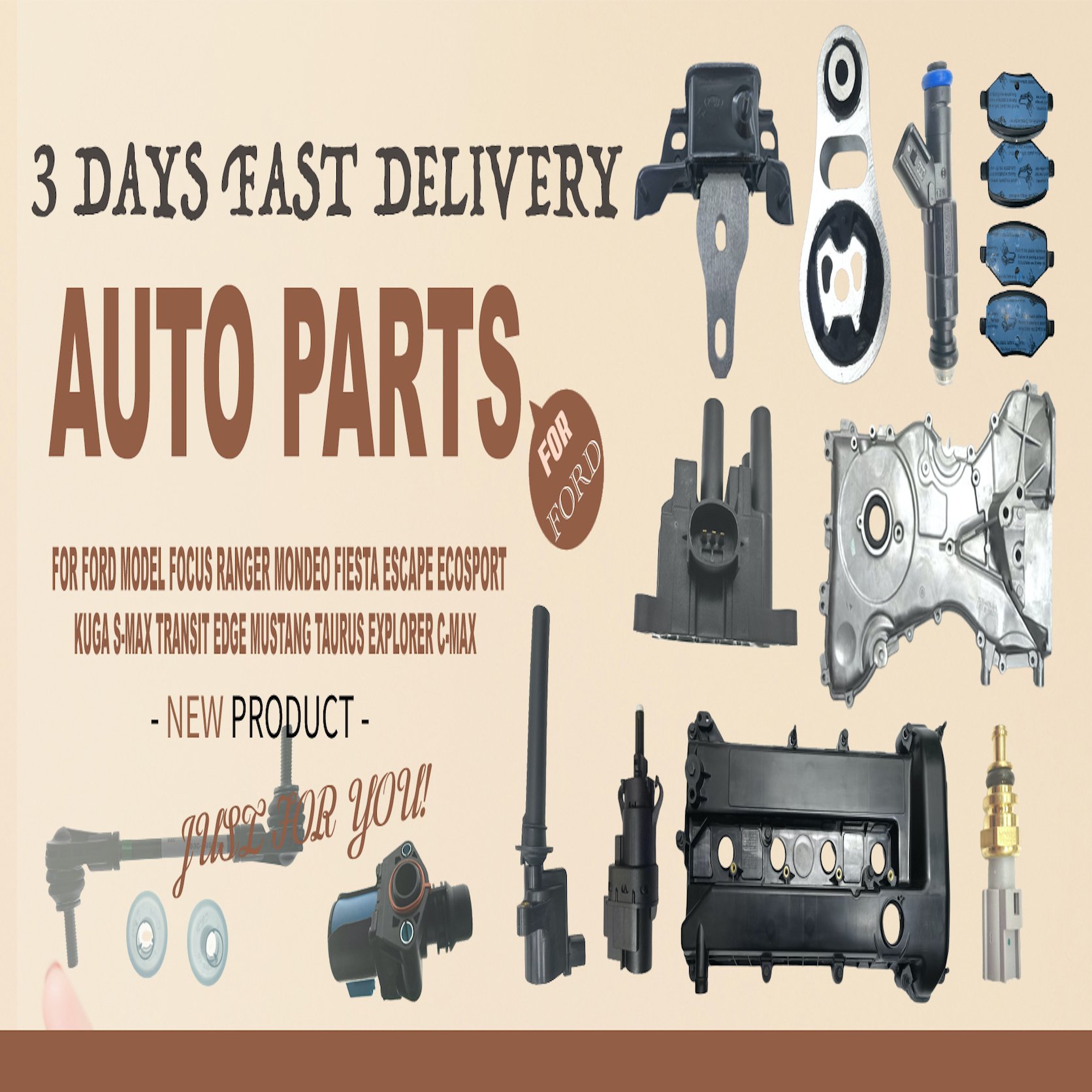 JX6A9G444CA Cross Border Wholesale Premium Oxygen Sensor Front/rear for Ford Model JX6A9G444CA