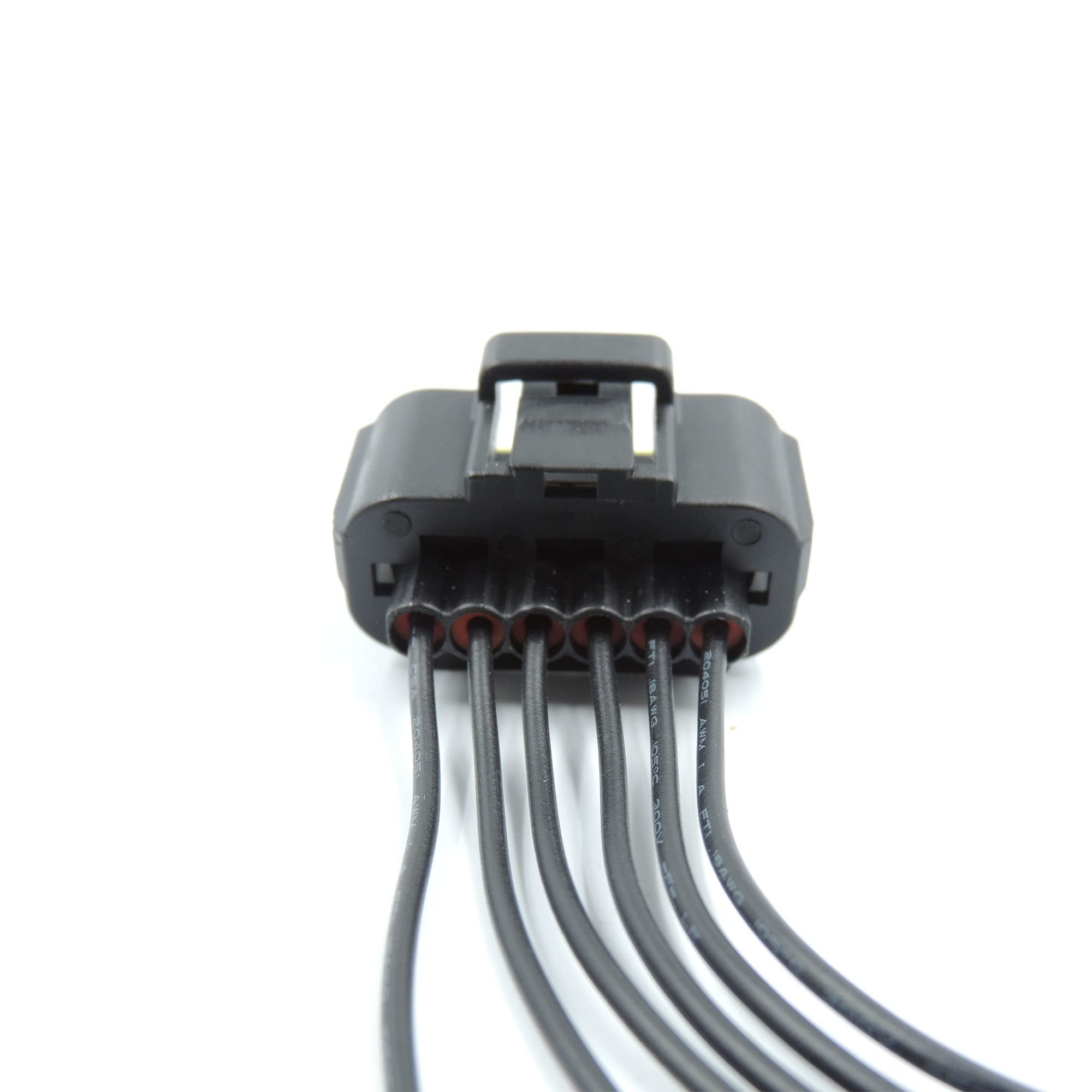 MAF Sensor Connector Harness Compatible for Ford F-250 F-350 Escape Focus Lincoln Aviator 6 Pigtail Replace 1U2Z14S411AA