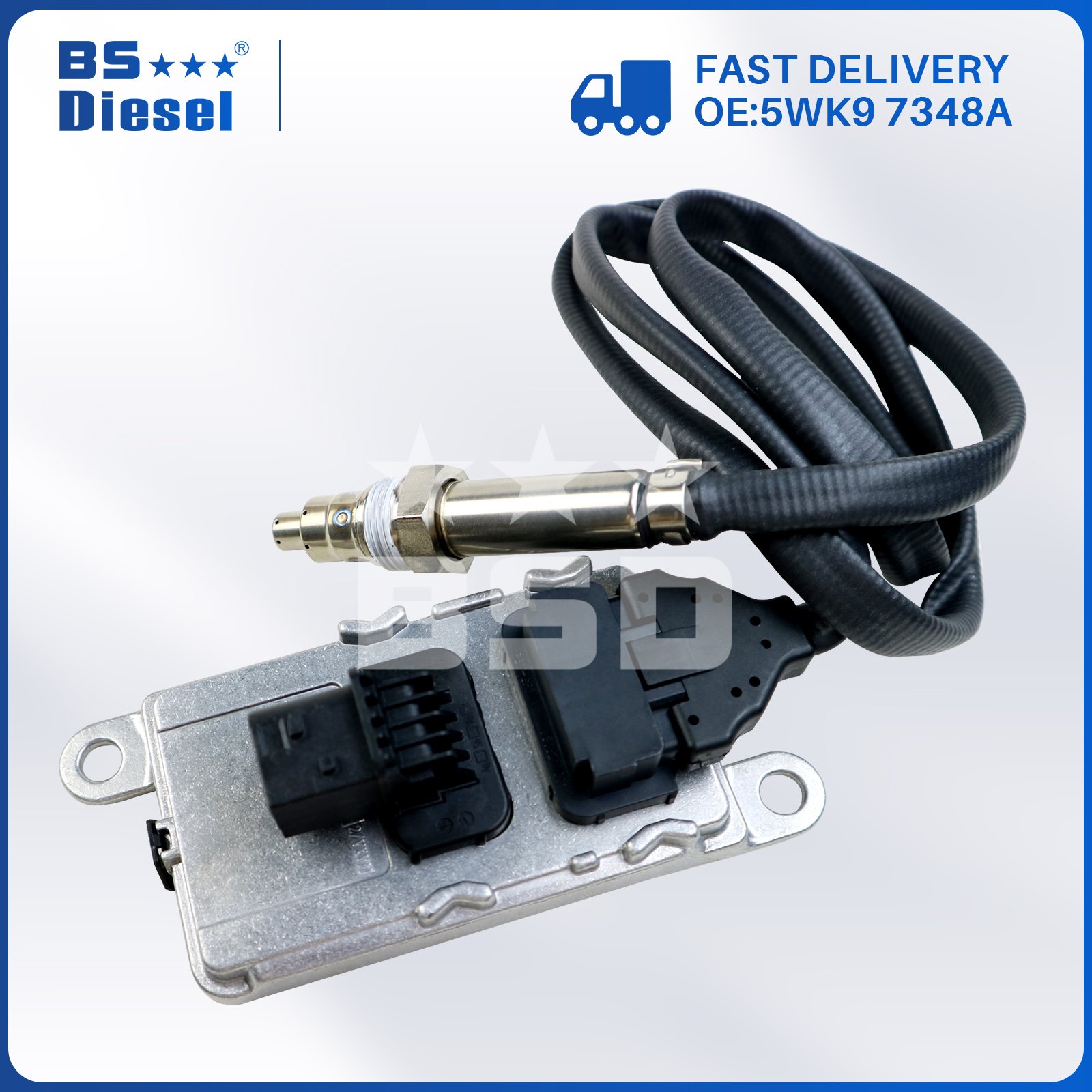 24V Auto Parts Nitrogen Oxygen Sensor 5WK9 7348A Nox Sensor 4326769 5WK97348A for DAF Trucks Buses CF XF F7