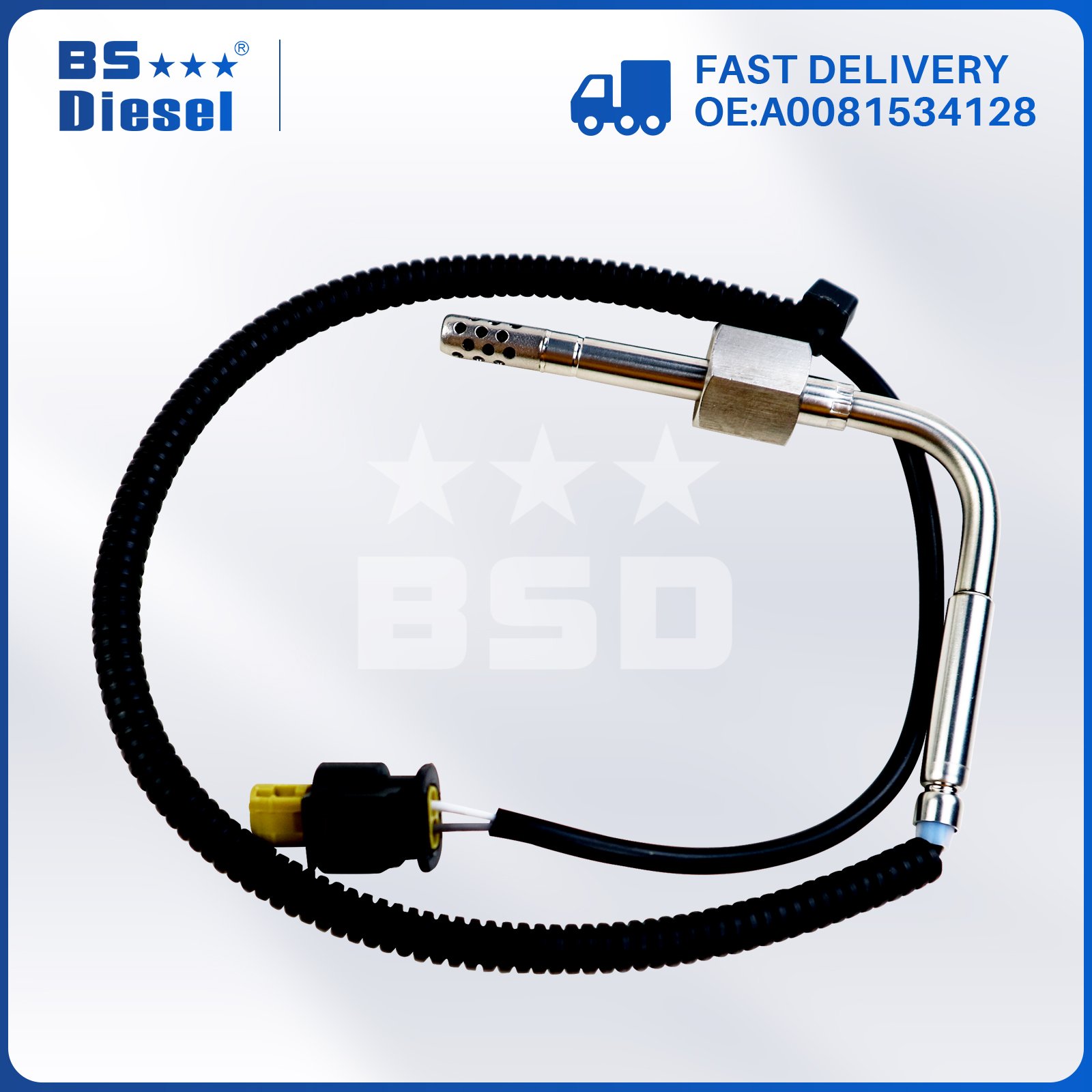 Brand New Car Sensors Exhaust Gas Temperature EGT Sensor A0081534128 for Mercedes Benz E W212
