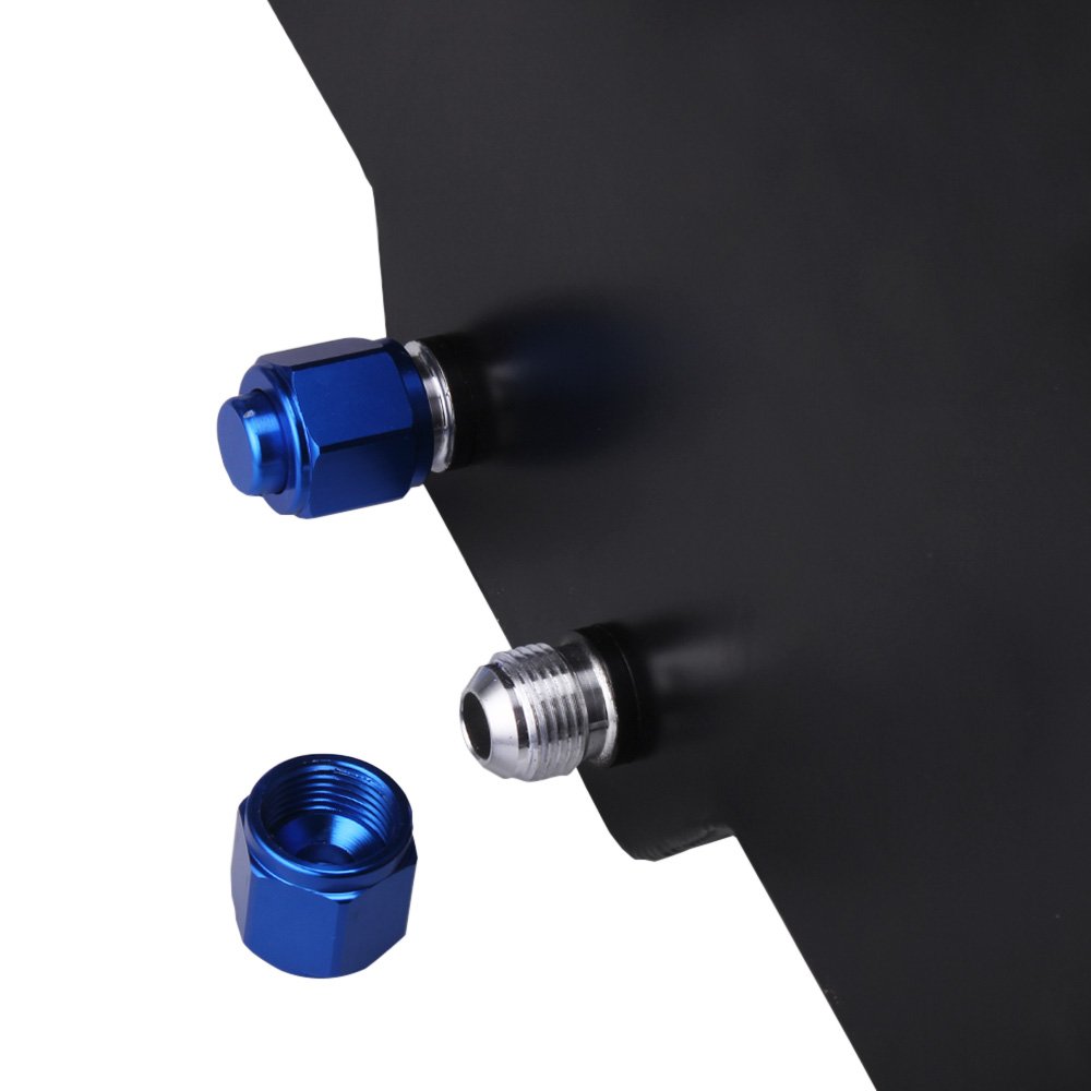 40L Aluminum Fuel Surge tank With Sensor Foam Inside With Cap Fuel Cell Tank 40L