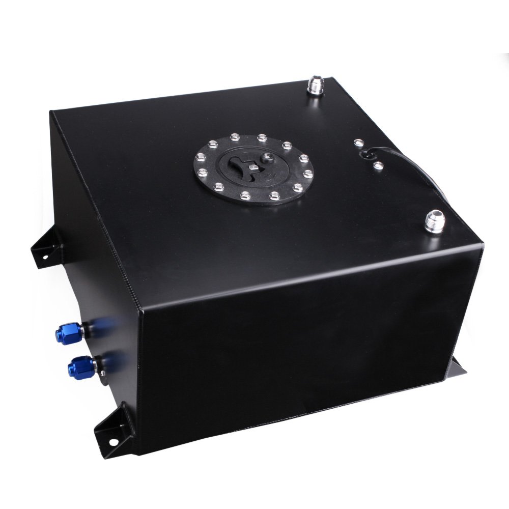 40L Aluminum Fuel Surge tank With Sensor Foam Inside With Cap Fuel Cell Tank 40L