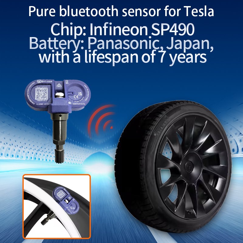 Low MOQ Auto Spare Parts Tpms Tire Pressure Monitoring System BLE Sensor 1490701-01-b Wheel Sensor for Tesla Model 3/y/x/s