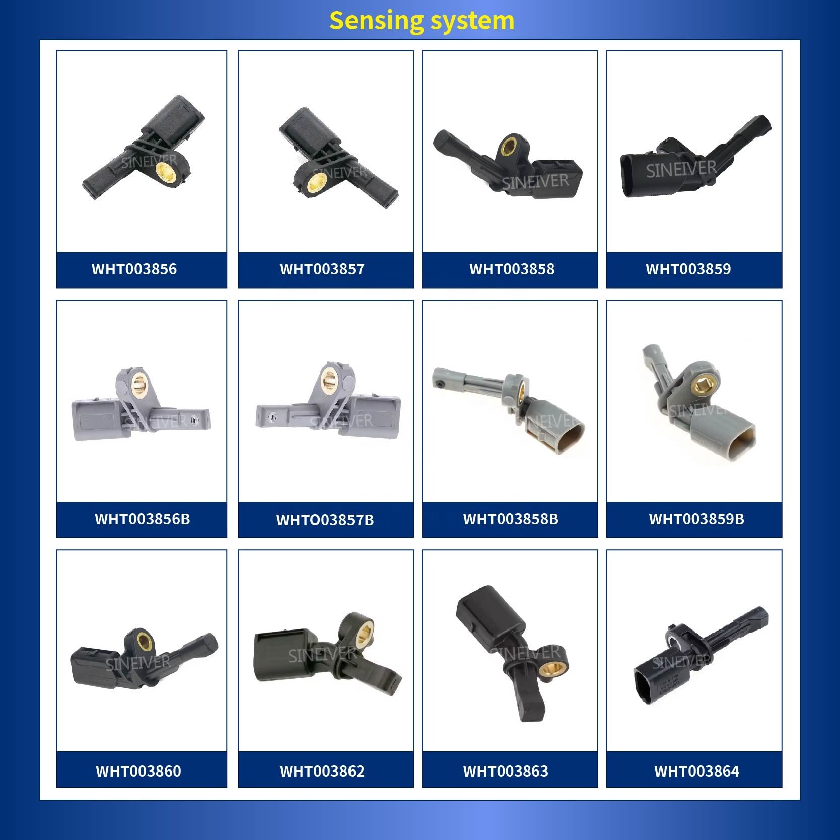 PO-RSCHE GERMANY MACAN 2013-2018 Front L Wheel Speed Sensor 7L0927807A 7L0927807B WHT 003 857 Faux Lock Braking System Sensor