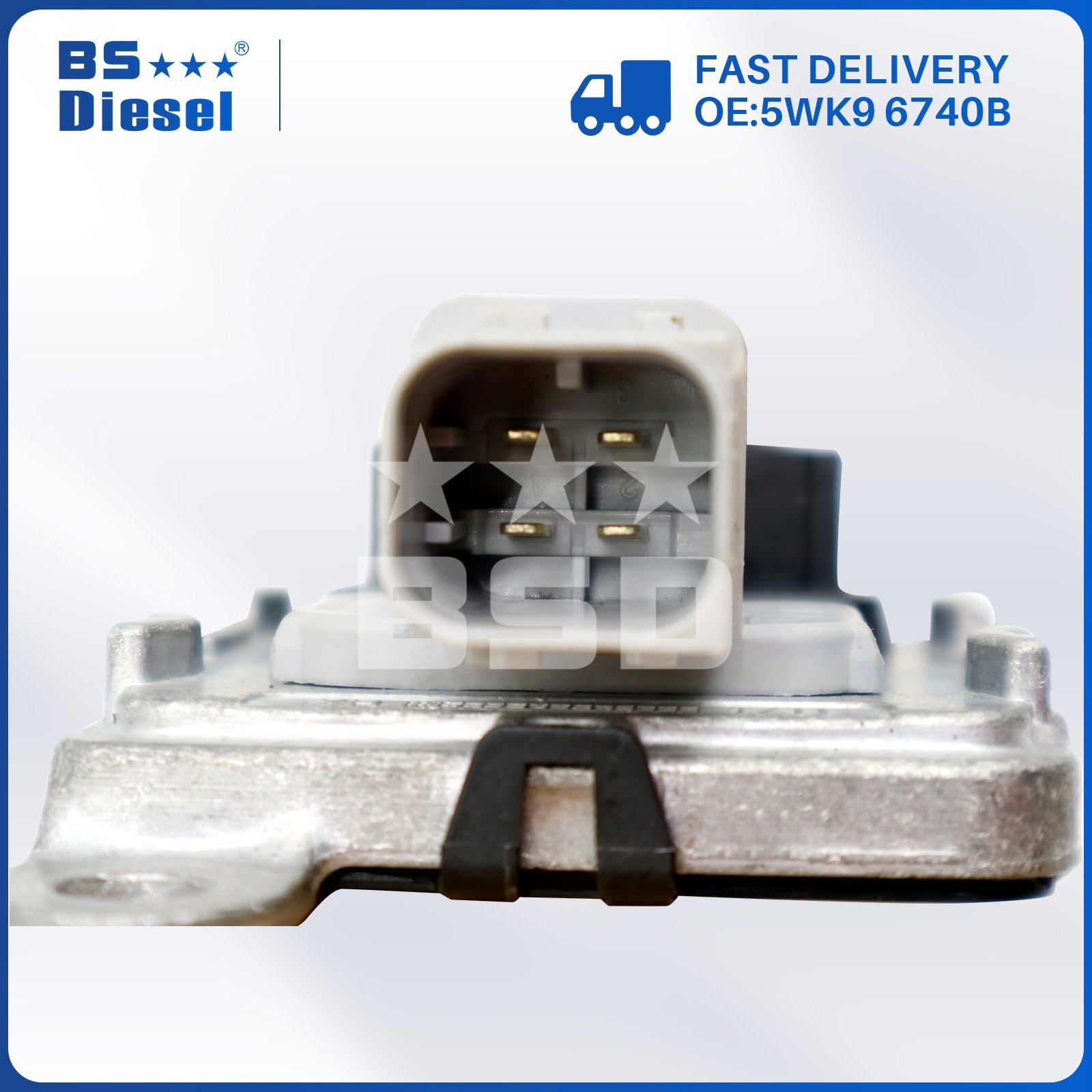 Good Quality Auto Sensors Nitrogen Oxide Sensor 5WK9 6740B NOx Sensor 3687930 5WK96740B for Cummins ISX15 ISZ13 QSX15