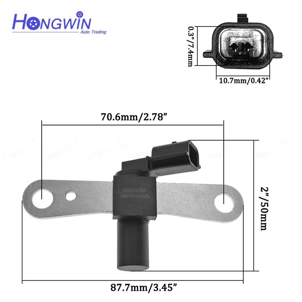 For Renault Kangoo Megane Clio Laguna Sandero Dacia 1.4 1.6 1.9 16V Crankshaft Position Rotation Sensor 23731-4AA0A 8200746497