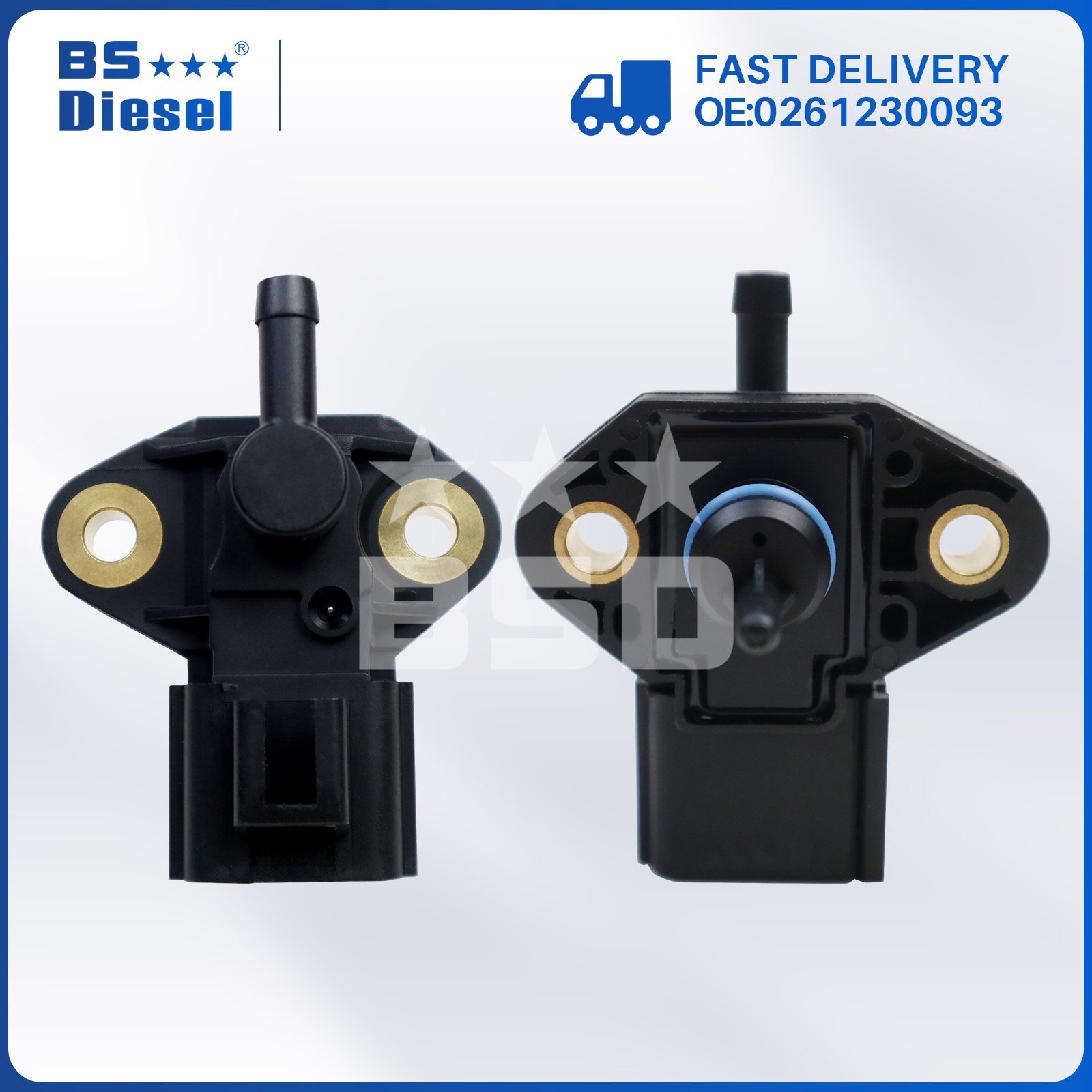 Factory Supply Car Sensors Manifold Absolute Pressure Sensor 0261230093 MAP Sensor for Ford F150 F350