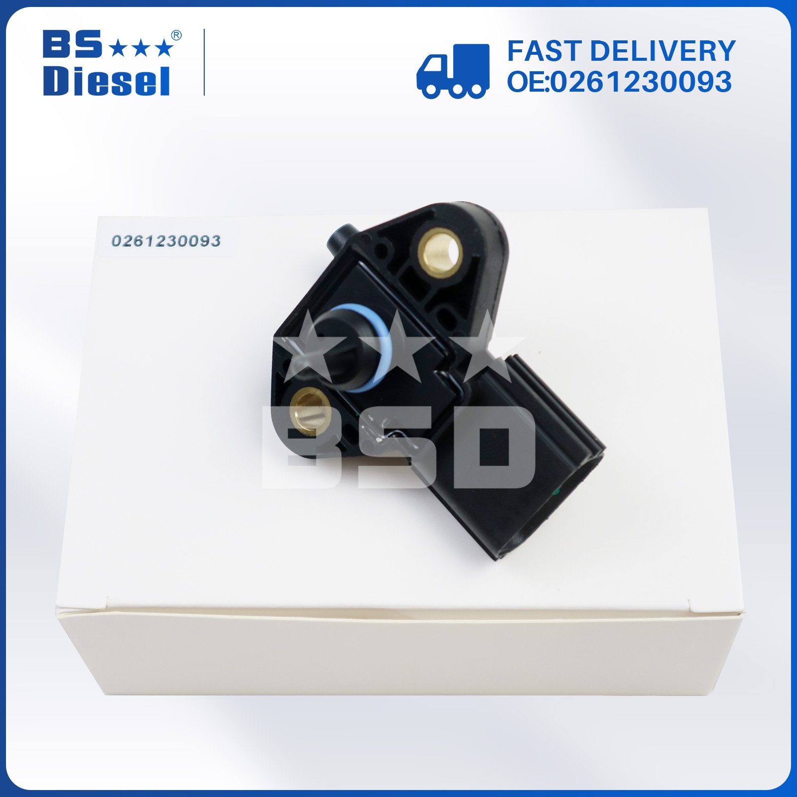Factory Supply Car Sensors Manifold Absolute Pressure Sensor 0261230093 MAP Sensor for Ford F150 F350