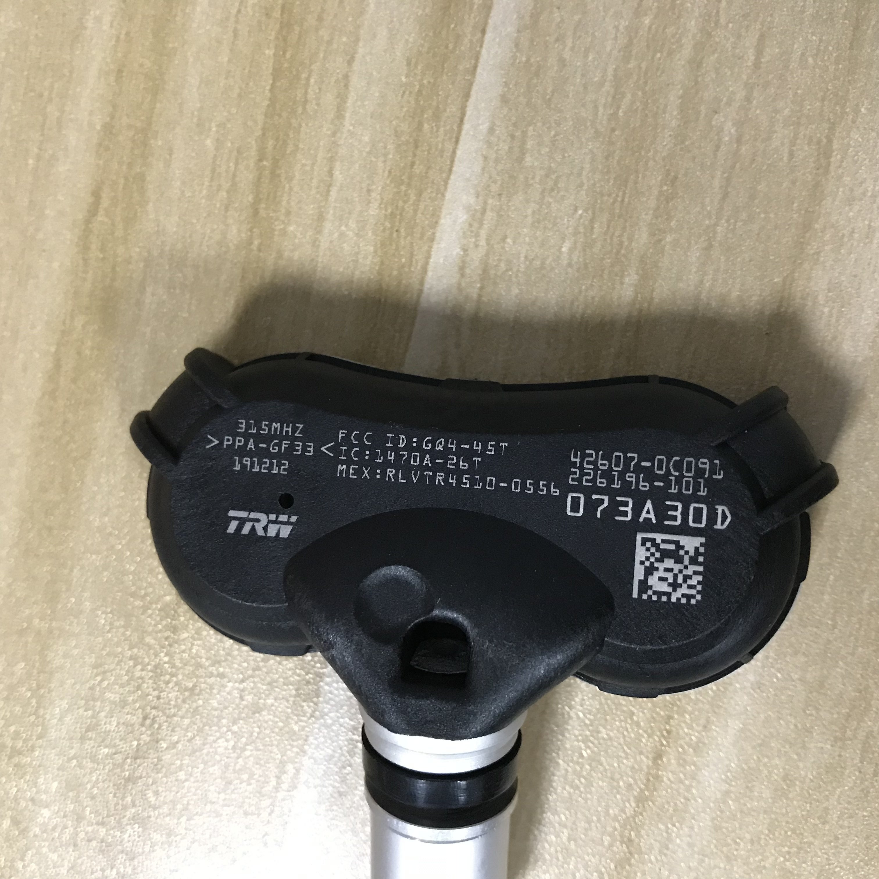 Q Tpms Tire Pressure Sensor 426070C091 42607-0C091 for Toyota Tundra 315MHZ Tire Pressure Sensor TPMS Auto Parts Wholesale