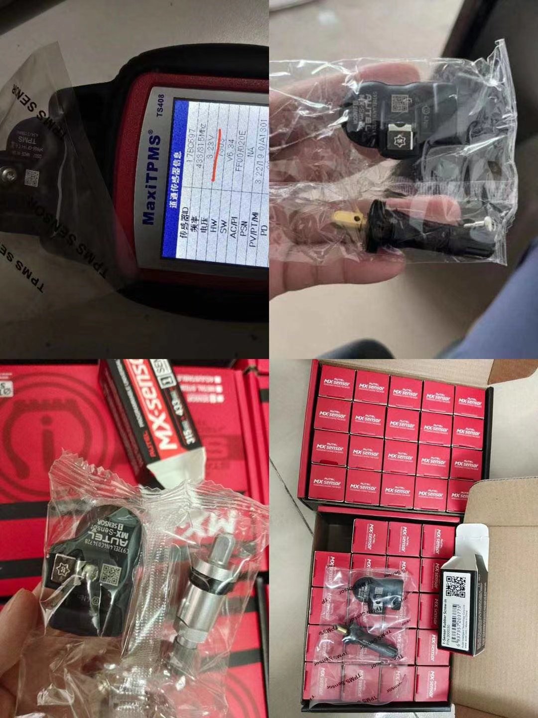 Rubber Valve ORIGINAL Guarantee 100% Genuine 2022 autel TPMS Universal Programmable Mx-sensor A-utel Tire Pressure Tpms