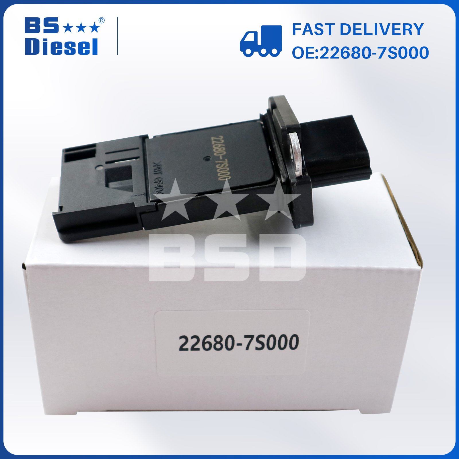Car Engine Spare Parts MAF Sensor AFH70M-38 Auto Sensors Mass Air Flow Meter Sensor 22680-7S000 for Nissan Parts