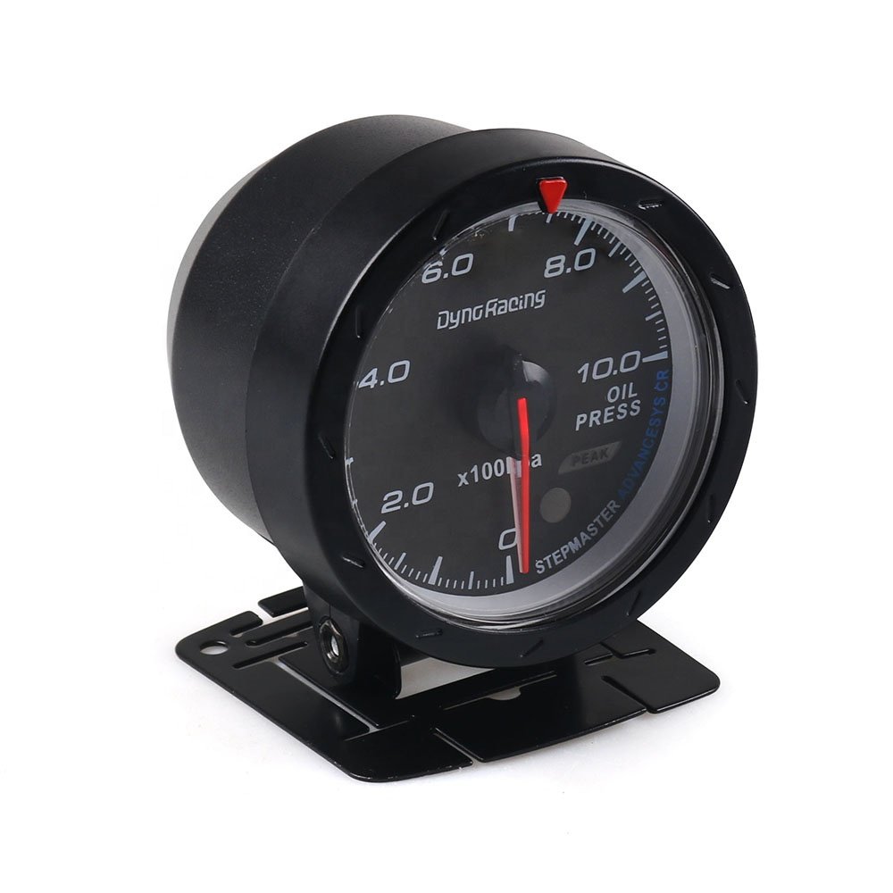 60MM Auto Car Oil Pressure Gauge 0-10 Bar Oil Press Meter With Oil Pressure Sensor