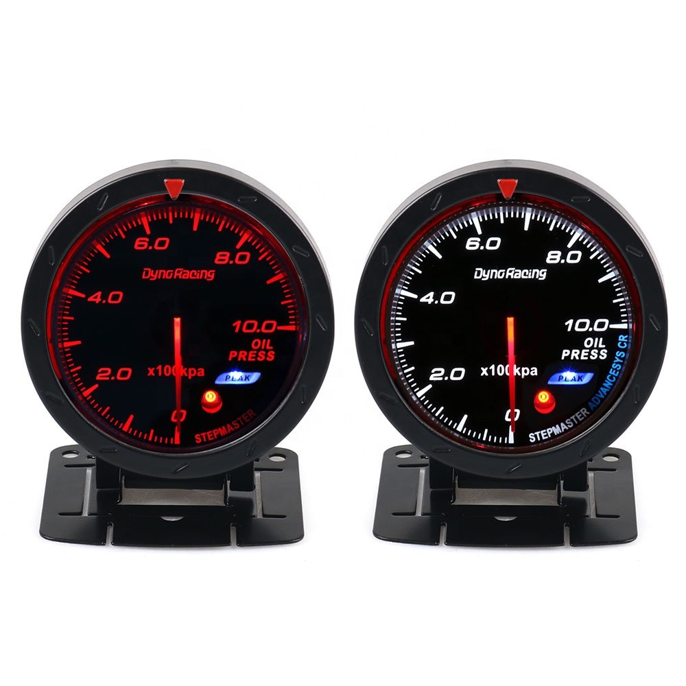 60MM Auto Car Oil Pressure Gauge 0-10 Bar Oil Press Meter With Oil Pressure Sensor