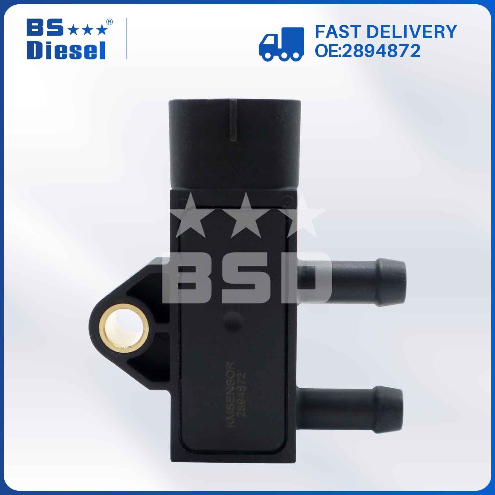 Auto Sensors Differential Pressure Sensor A034N450 DPF Sensor 2894872 for Cummins ISF 2.8 3.8 Diesel Engine