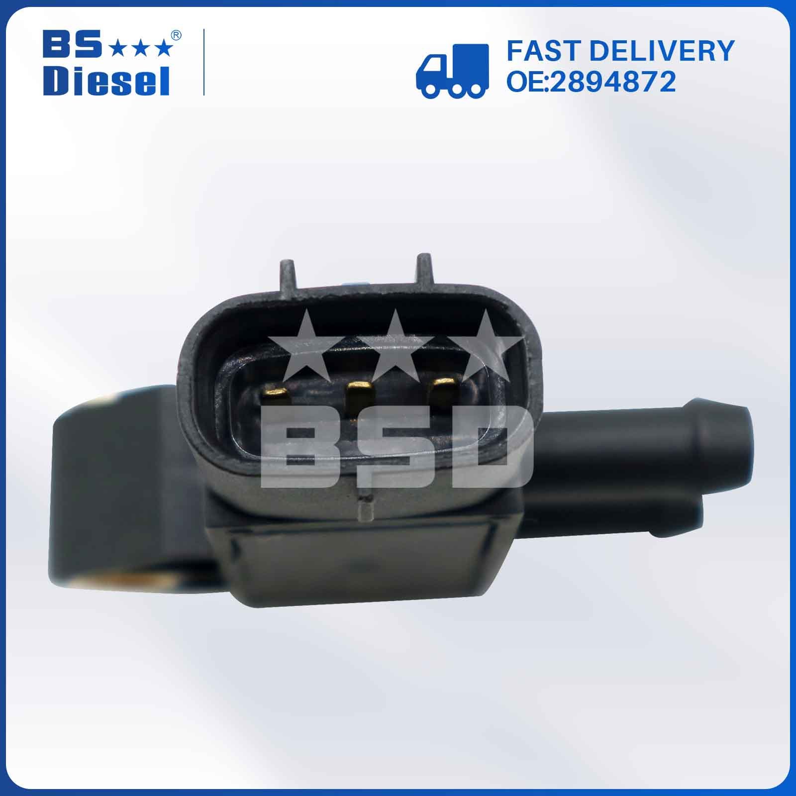 Auto Sensors Differential Pressure Sensor A034N450 DPF Sensor 2894872 for Cummins ISF 2.8 3.8 Diesel Engine