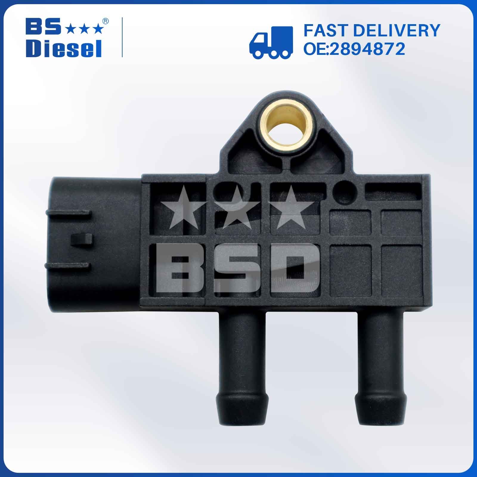 Auto Sensors Differential Pressure Sensor A034N450 DPF Sensor 2894872 for Cummins ISF 2.8 3.8 Diesel Engine
