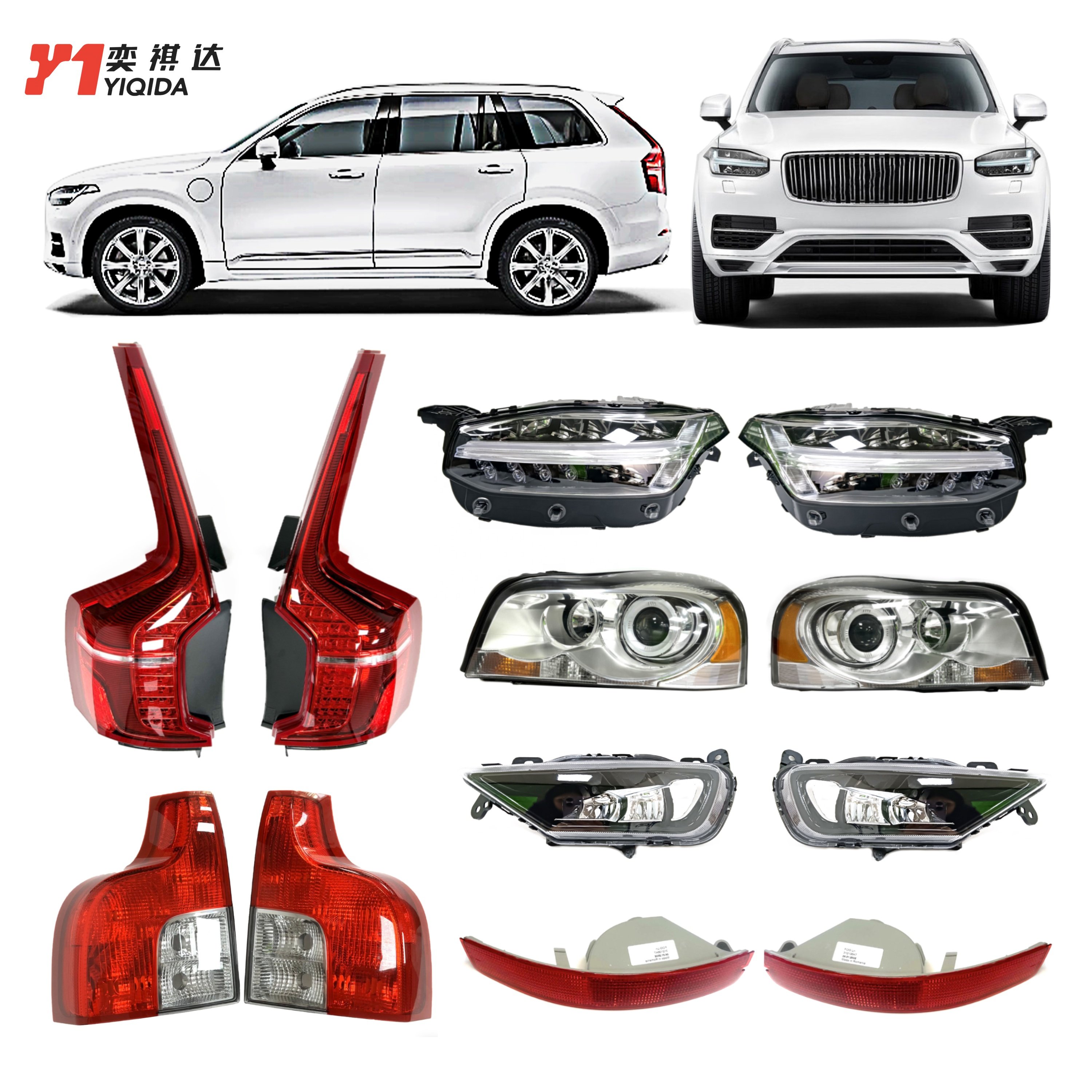YIQIDA Car Parts for European Car Auto Engine Transmission Suspension Brake Electrical Steering Cooling Parts for Volvo XC90