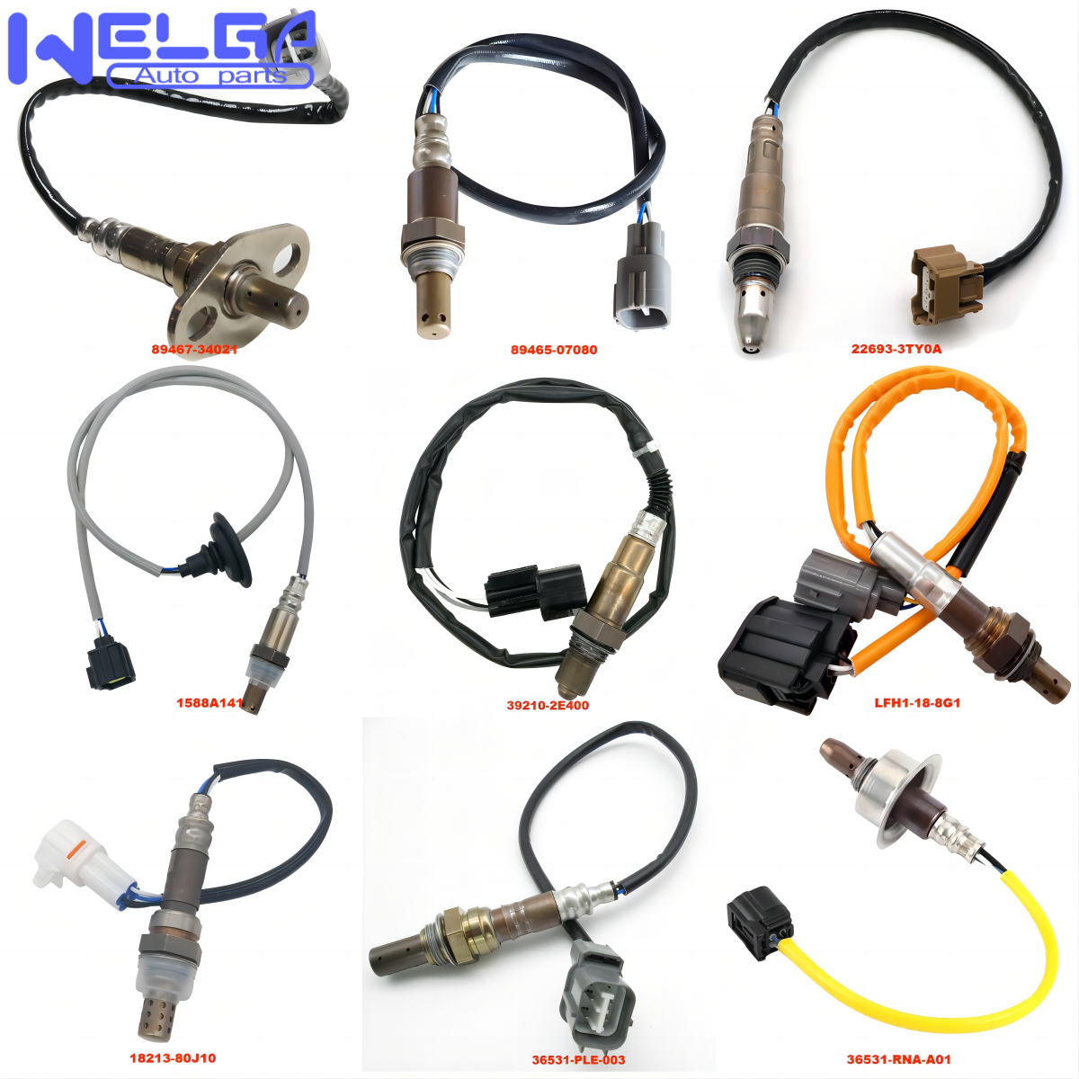 Wholesale Price Car Auto Sensor O2 Oxygen Sensor for Toyota Mitsubishi Honda Hyundai Mazda Nissan Suzuki O2 Oxygen Sensor