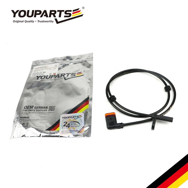 YOUPARTS for Sale ABS Wheel Speed Sensor 2049050100 for Mercedes-Benz W204 S204 C204 ABS Brake Sensor