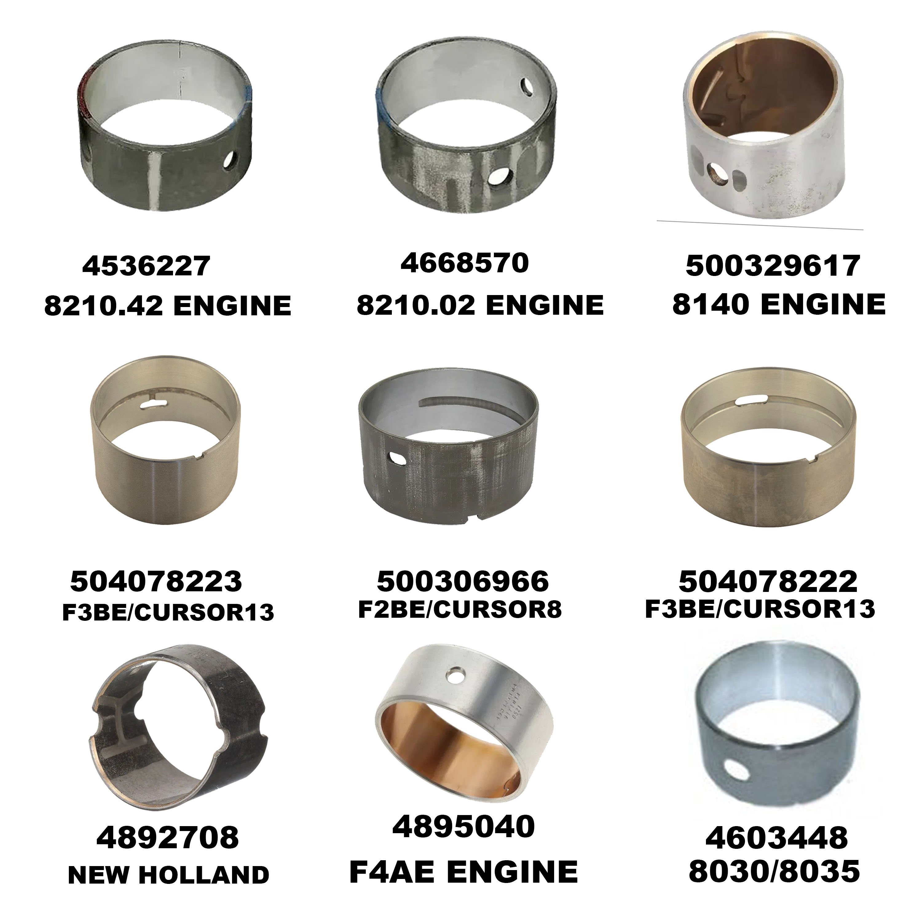 504078222 Camshaft Bushes Bearing Kit for IVECO Cursor 13
