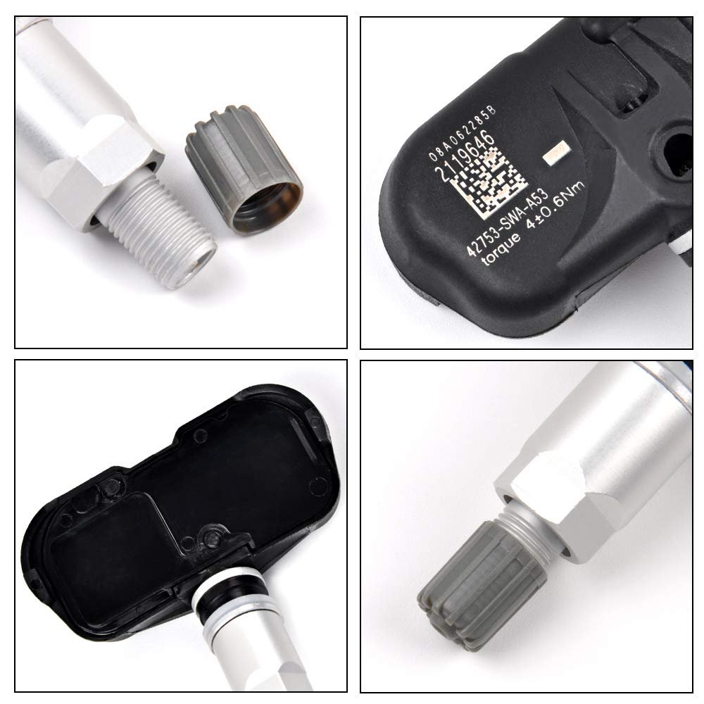 8 SETS 4-Pieces Tire Pressure Sensor for Honda Accord 2008-2012, Honda CRV 2007-2011