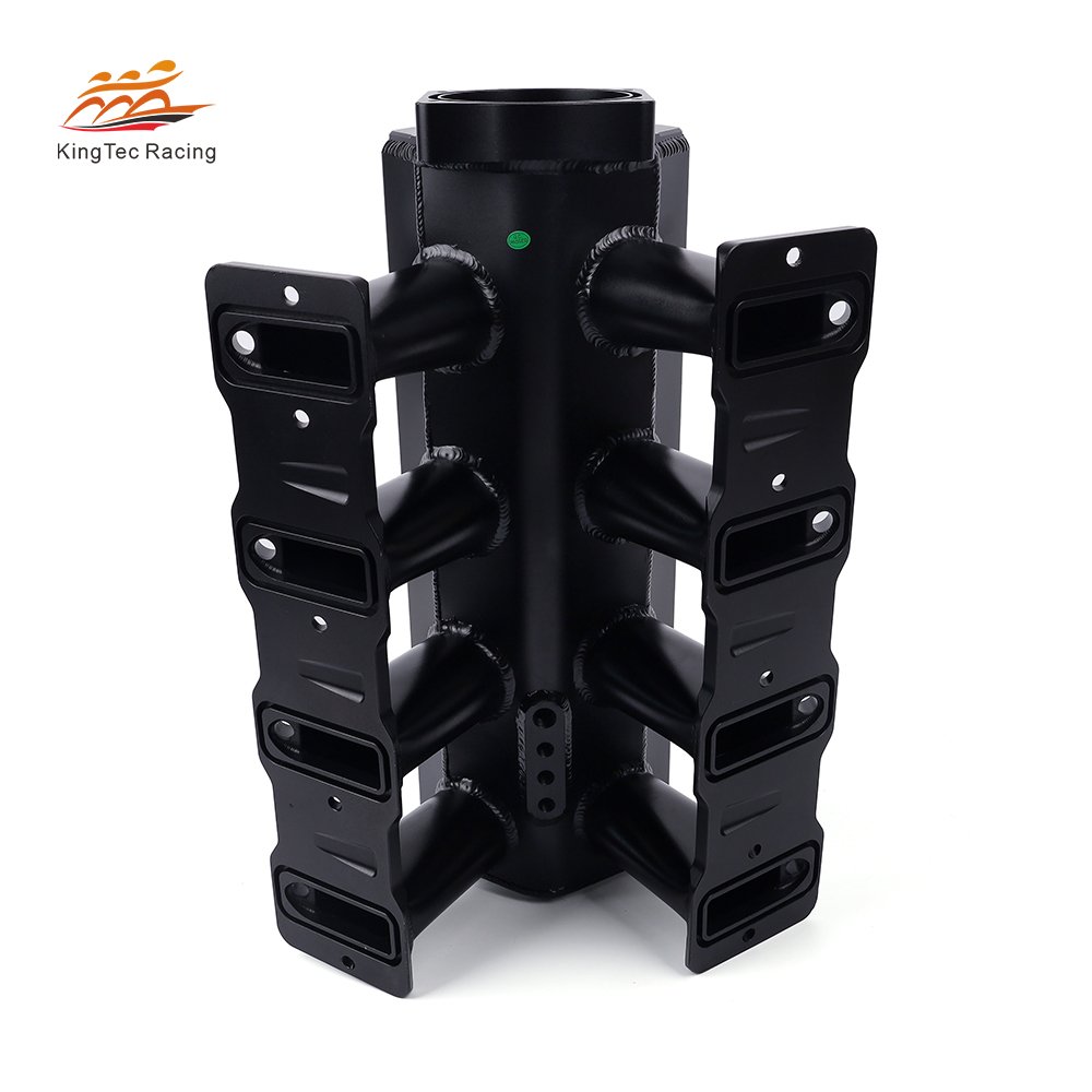 Kingtec Low Profile Intake Manifold Fuel Rail LS1 LS2 LS6 92/102mm with MAP Sensor Port High Performance