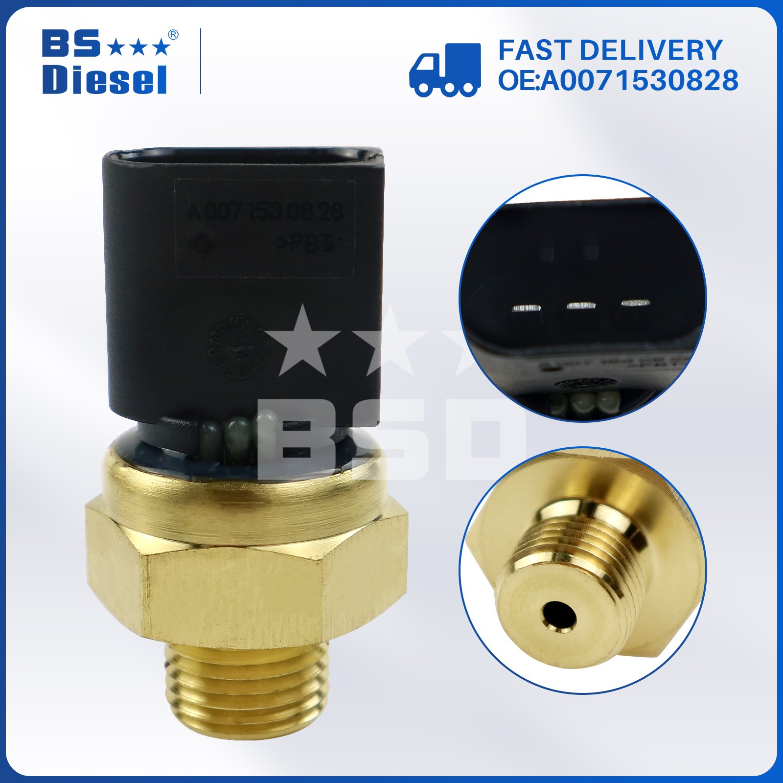 Truck Engine Parts Auto Sensors Oil Pressure Sensor A0071530828 for Mercedes Benz Atego Axor Actros