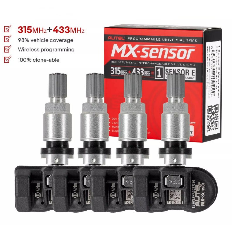 Auto Car Tires Tpms Digital Pressure Monitoring Sensor 315&433MHz 2 in 1 Pressure Sensor