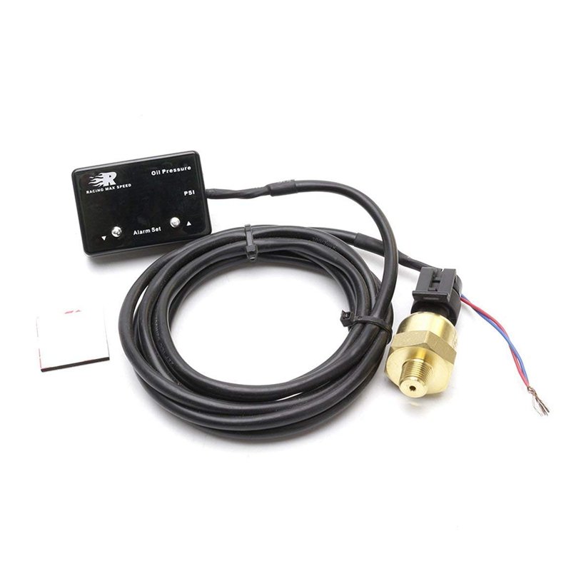 High Quality 1/8 Npt Rectangle Display Digital Oil Pressure Gauge with Sensor (OPM-01)