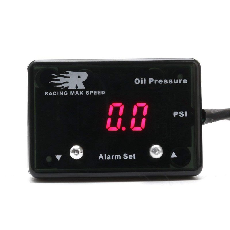 High Quality 1/8 Npt Rectangle Display Digital Oil Pressure Gauge with Sensor (OPM-01)