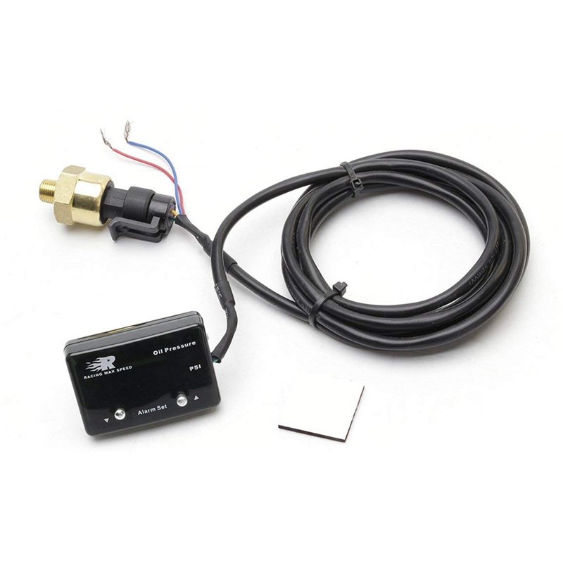High Quality 1/8 Npt Rectangle Display Digital Oil Pressure Gauge with Sensor (OPM-01)