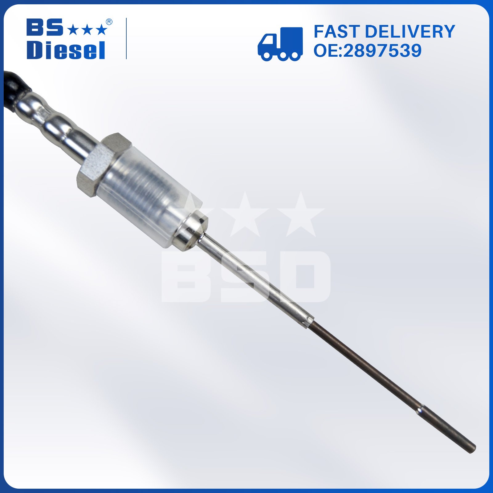 Hot Sale Auto Spare Parts Exhaust Gas Temperature EGT Sensor 2897539 for Cummins ISM ISX Engine
