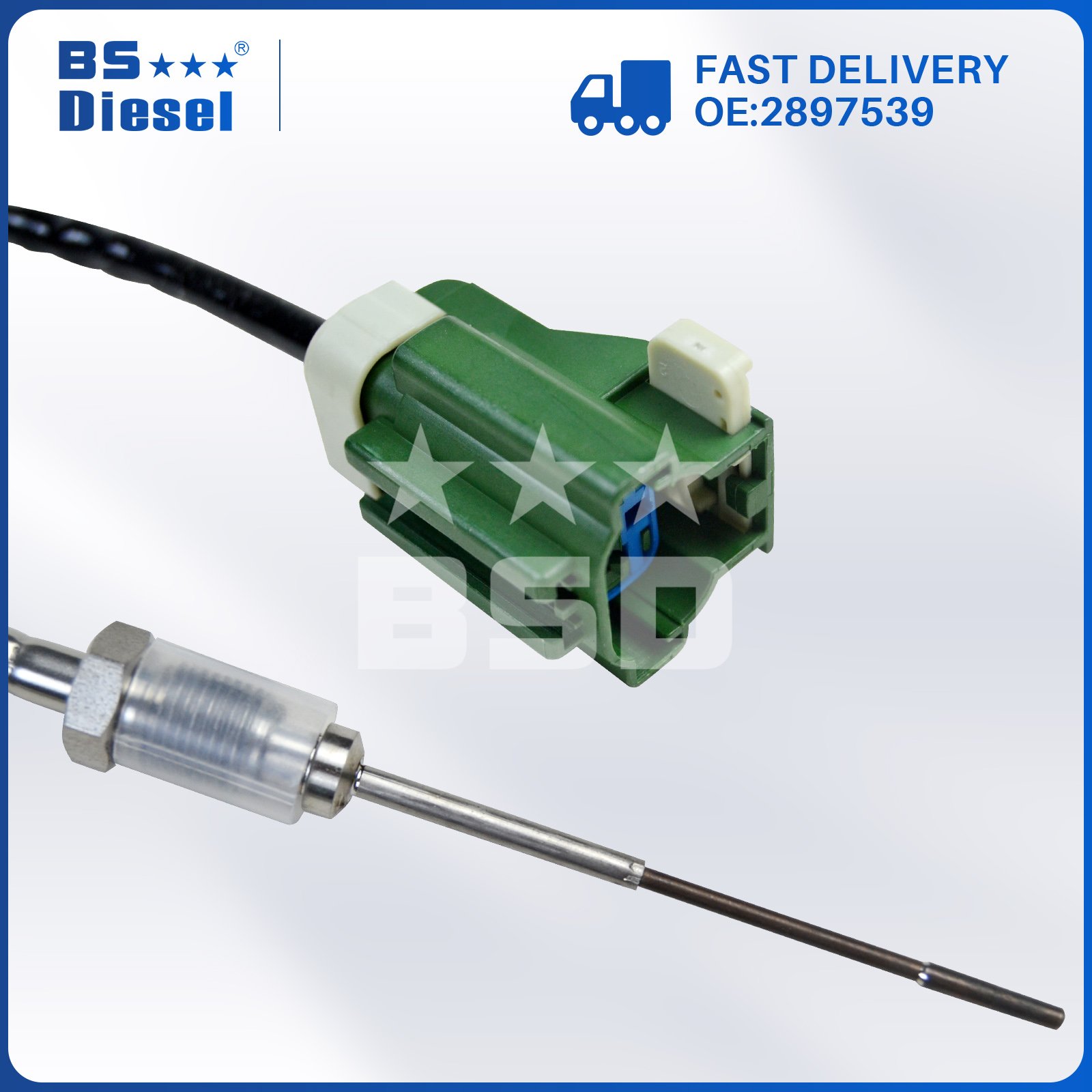 Hot Sale Auto Spare Parts Exhaust Gas Temperature EGT Sensor 2897539 for Cummins ISM ISX Engine