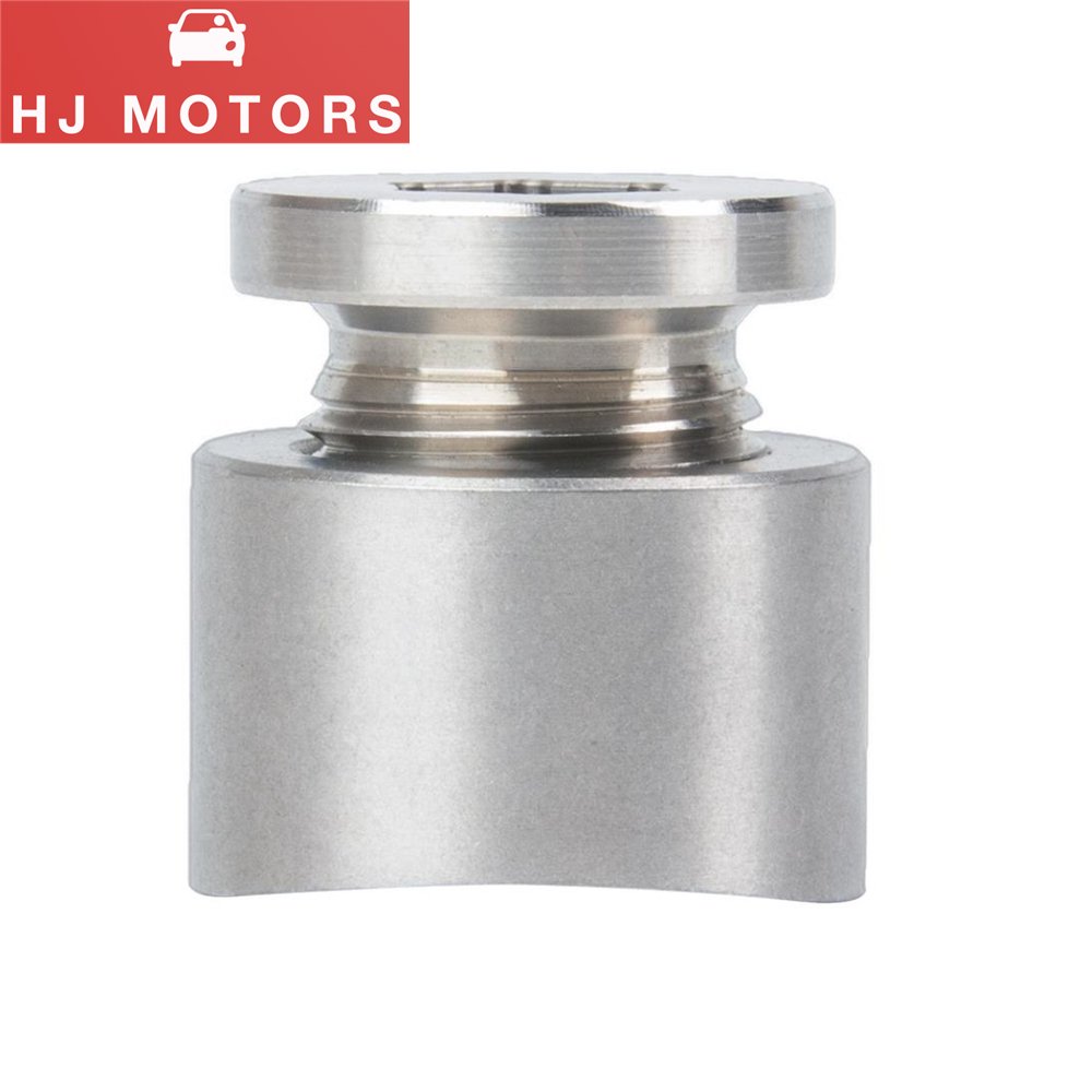 304 Stainless Steel M18*1.5 Weld on Curve Notched Nut Bung Sensor Fitting O2 Oxygen Sensor