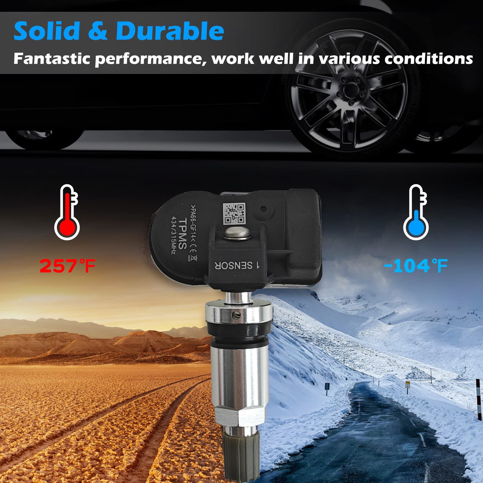2025 Programmable TPMS Obd Sensor Temperature Pressure Universal TpmsSensor Autol Sensors Tpms Universal Tire Sensor