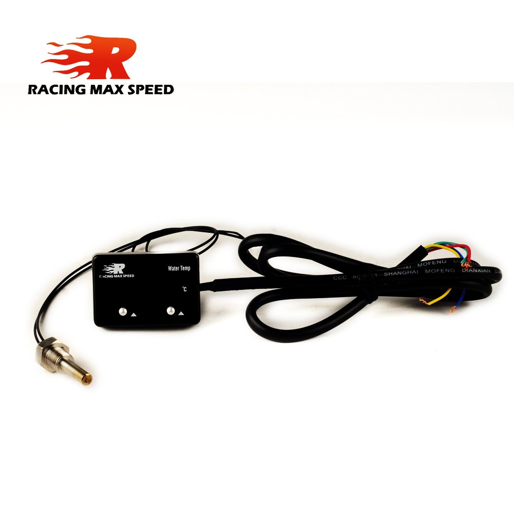 high quality 1/8 npt sensor 12v dc car digital gauge red display,digital water temperature gauge meter WTM-01