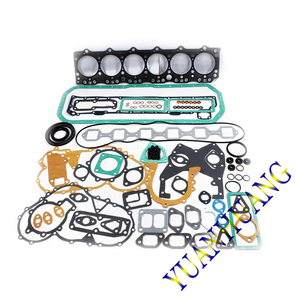 6RA1 Overhaul Rebuild Kit Full Gasket Set for ISUZU Pickup D-Max Diesel Excavator Engine Parts Piston Cylinder Liner