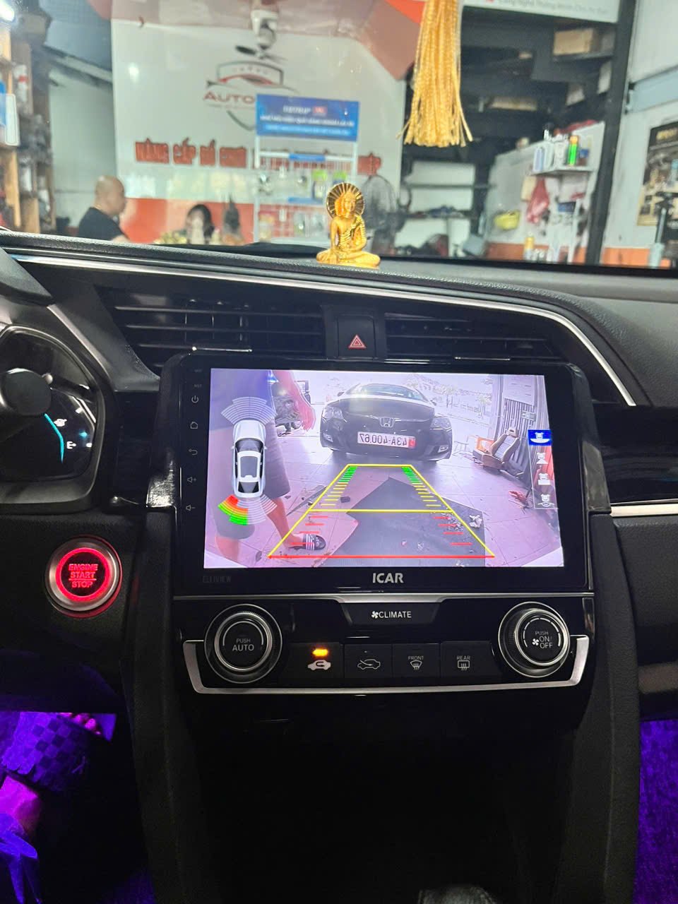 Smart Android Auto Sensors New Level Warning ODO Original Screen Car Parking Sensor PS8 Obstacle Detection Compatible All Cars