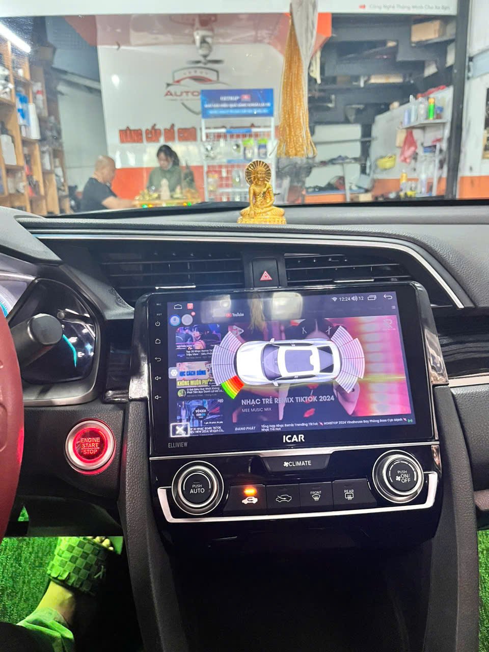 Smart Android Auto Sensors New Level Warning ODO Original Screen Car Parking Sensor PS8 Obstacle Detection Compatible All Cars