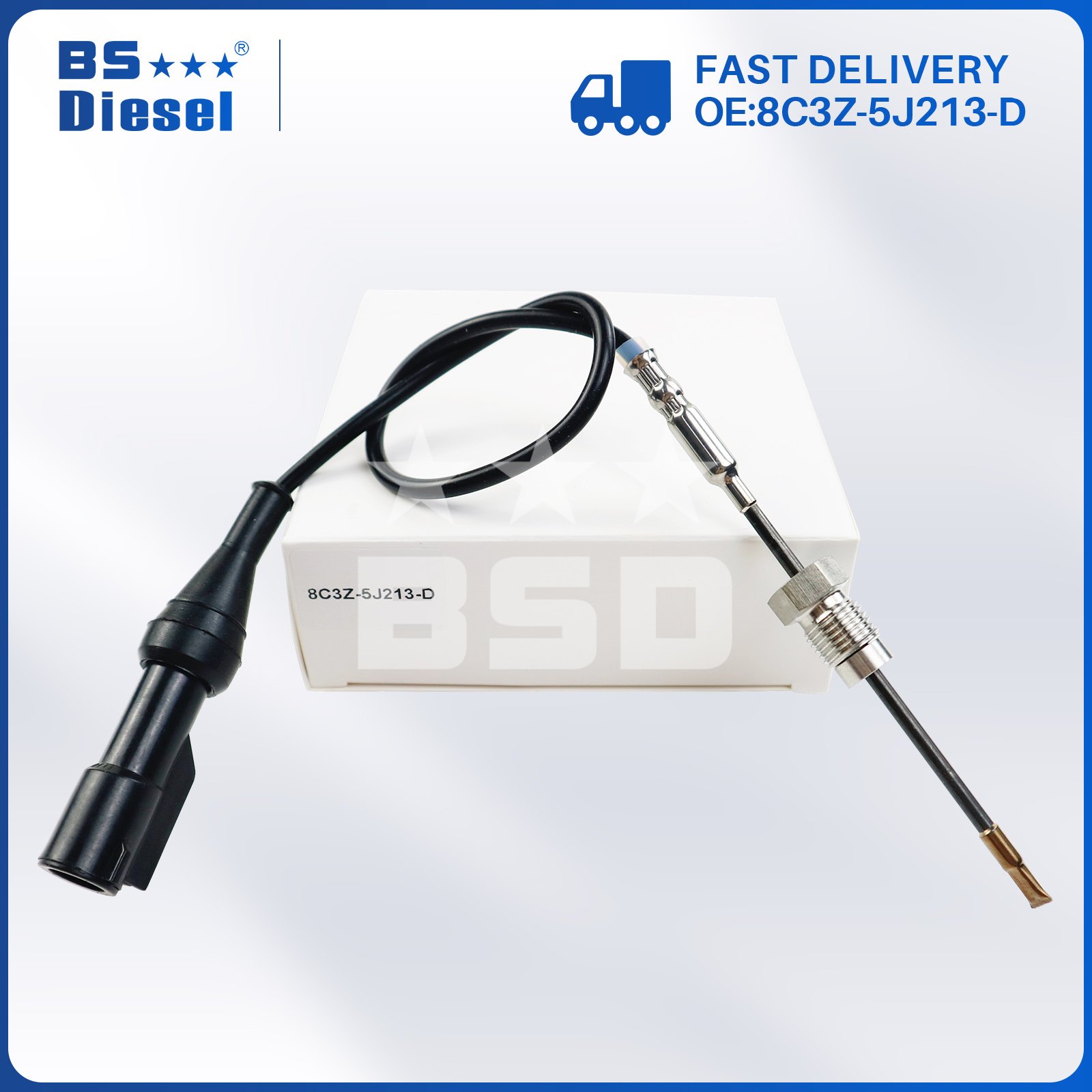 Auto Parts Car Exhaust System Gas Temperature Sensor 7C3Z5J213B EGT Sensor 8C3Z-5J213-D for FORD F250 F350 Super Duty 6.4L