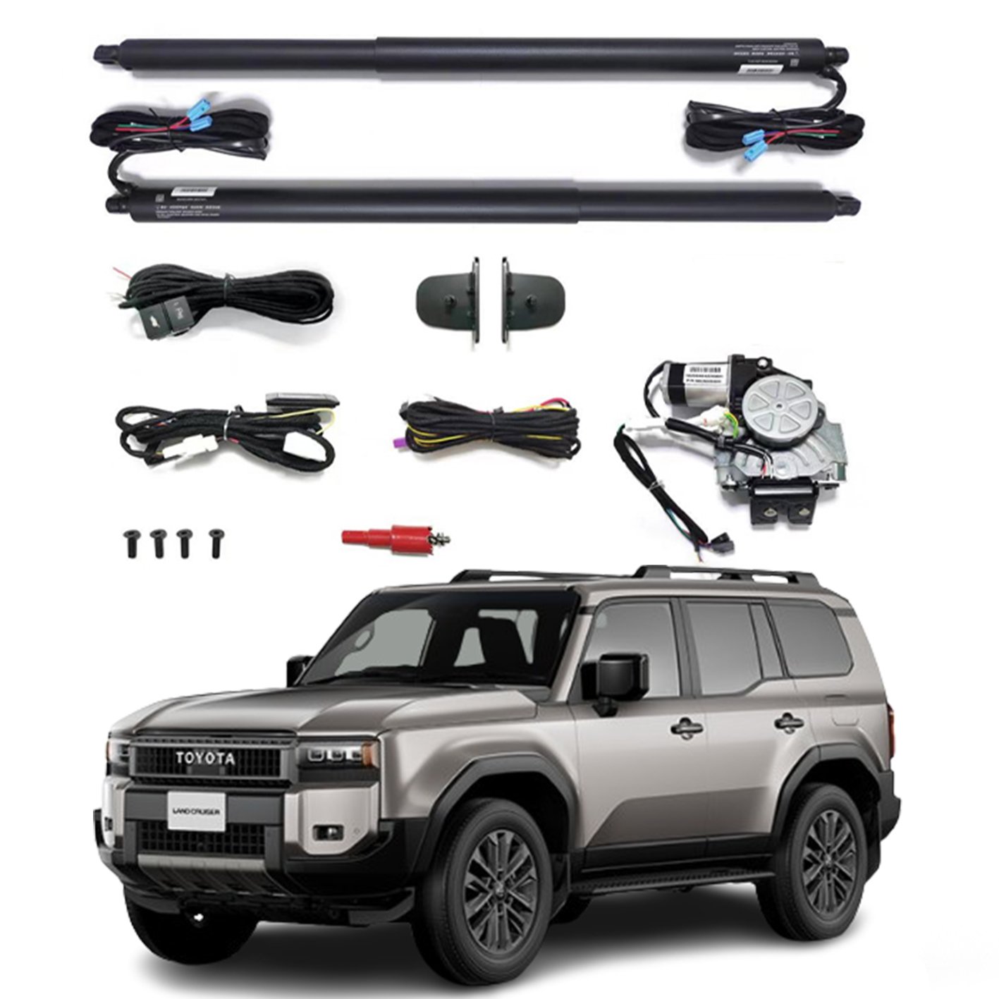 Auto Smart Electric Tailgate Kick Sensor Power Tail Gate Lift System for Toyota New Prado 2024+