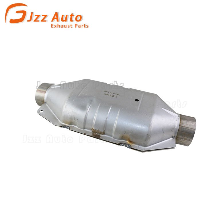 Exhaust System 70mm Cutout Honeycomb Ceramic Catalyst Gas Cleaner TWC Three Way Catalytic Converters with O2 Sensor Port